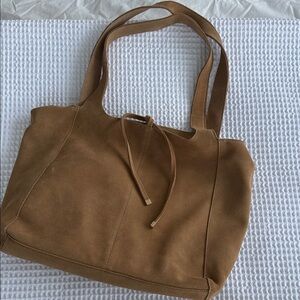 Mango Classic Brown Tote Bag